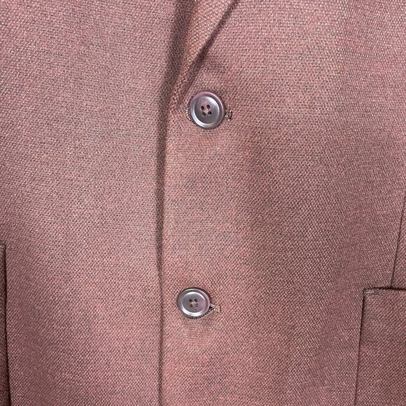 Tommy Hilfiger Men’s Sport Coat Blazer Jacket Burgundy 46L Casual - Picture 3 of 8